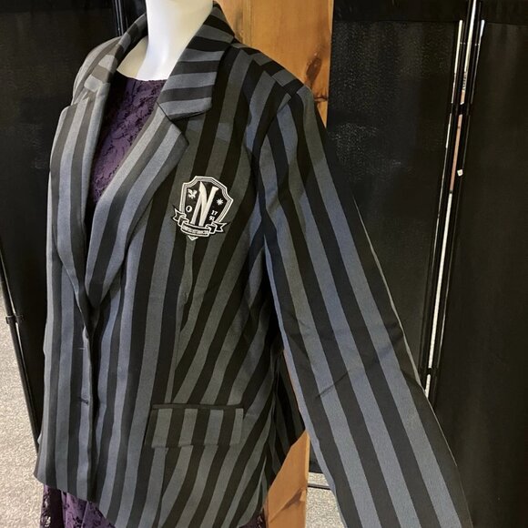 Wednesday Nevermore Academy Uniform Girls Blazer XL Plus Size - NEW - Picture 2 of 7